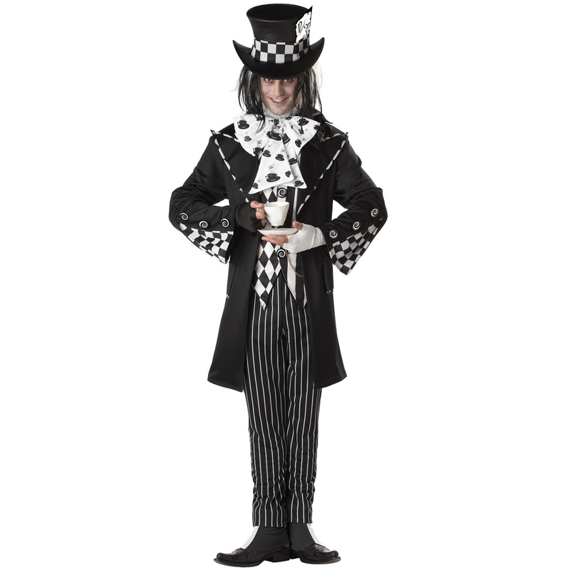 Dark Mad Hatter Adult Costume Small