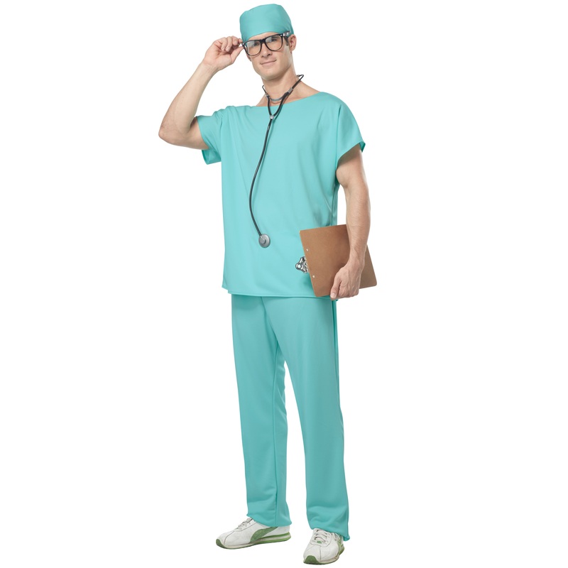 Doctor Scrubs Adult Costume Small