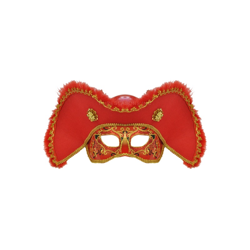 Male Pirate Mask (Red)
