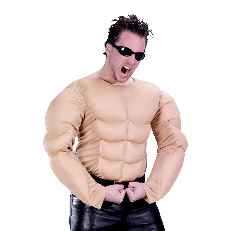 Muscle Chest Shirt Adult Costume