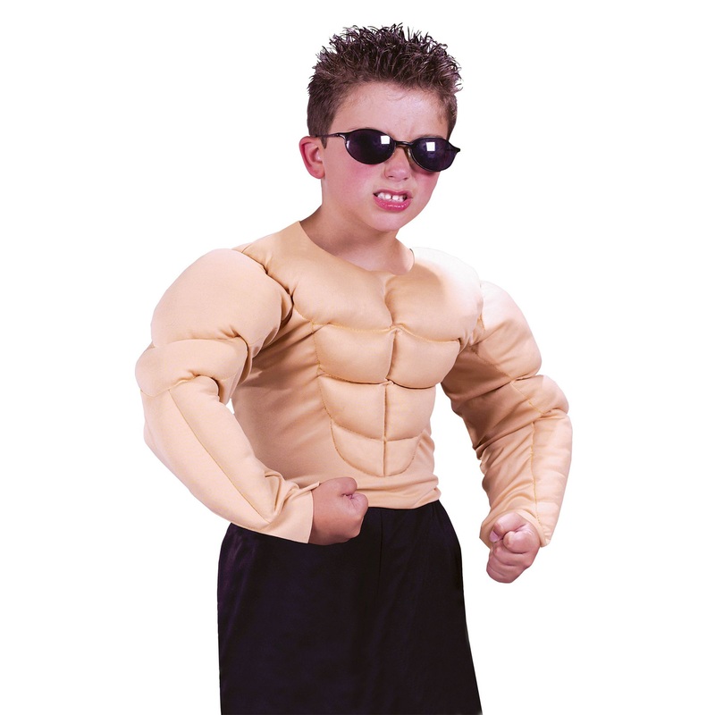 Muscle Shirt Child Costume Small