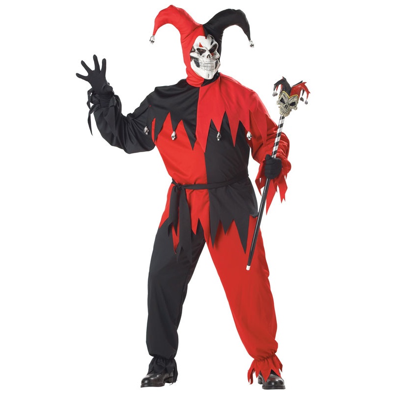 Plus Size Wicked Evil Jester Costume