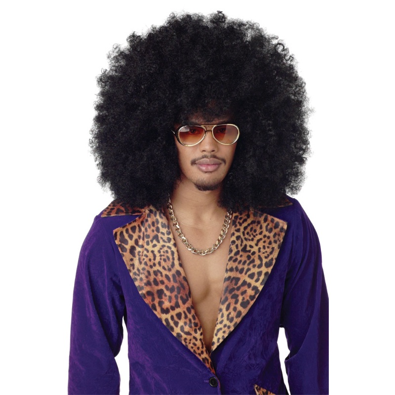 Super Jumbo Afro Costume Wig - Black