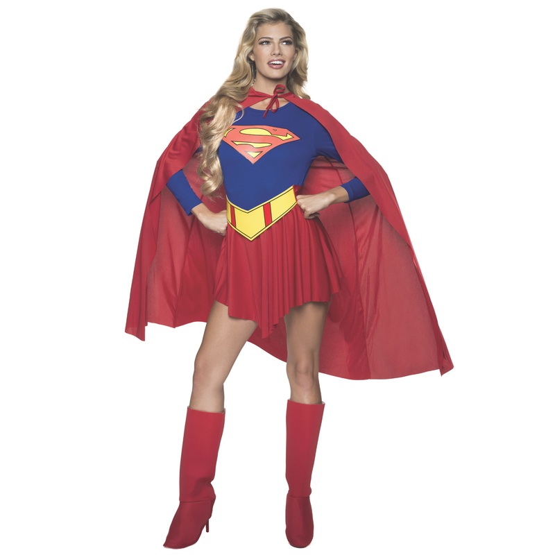 Superman Supergirl Adult Costume Small
