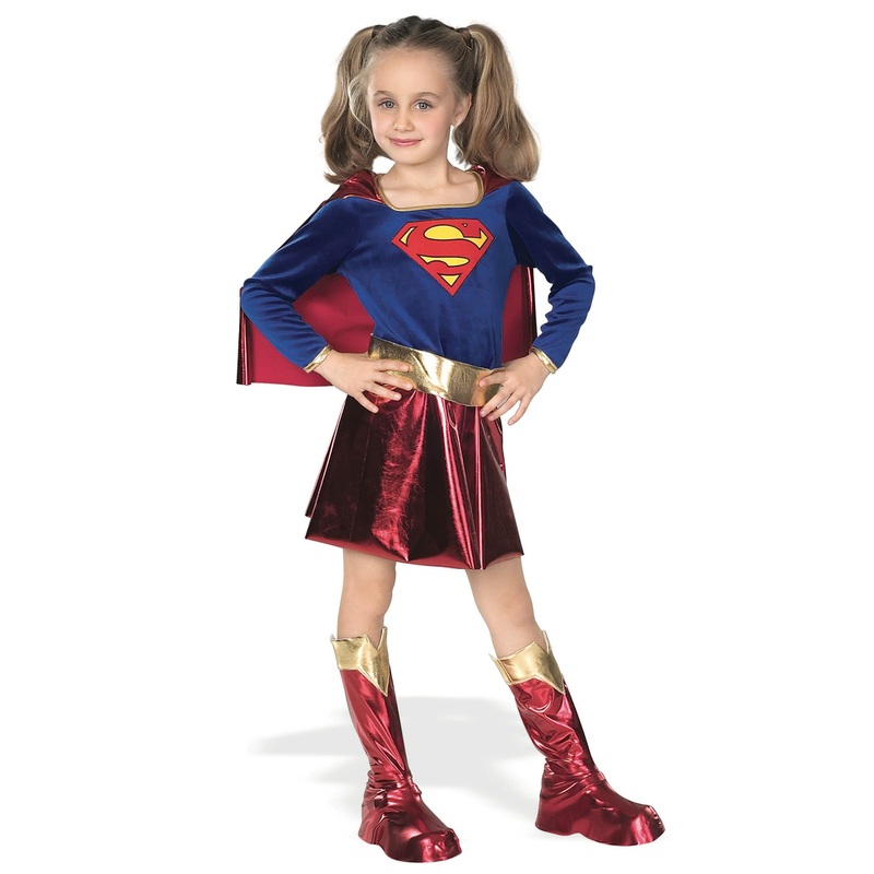 Superman Supergirl Child Costume Small