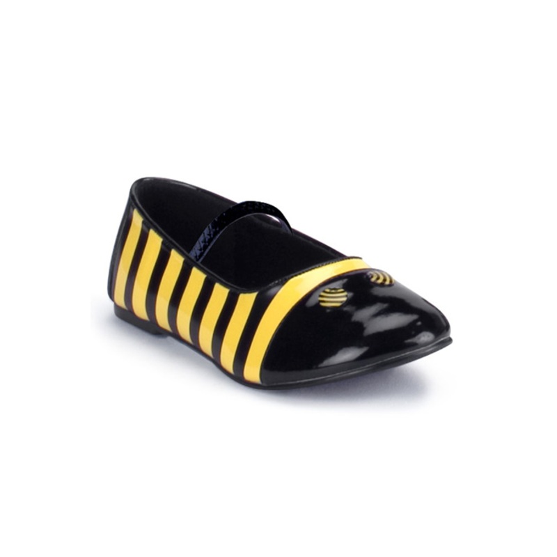 Sweet Honey Bee Child Ballet Flat Shoes Small