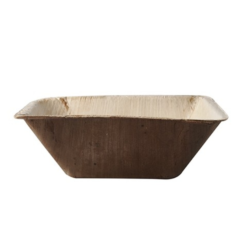 25 palm leaf bowls Verdi square 300ml