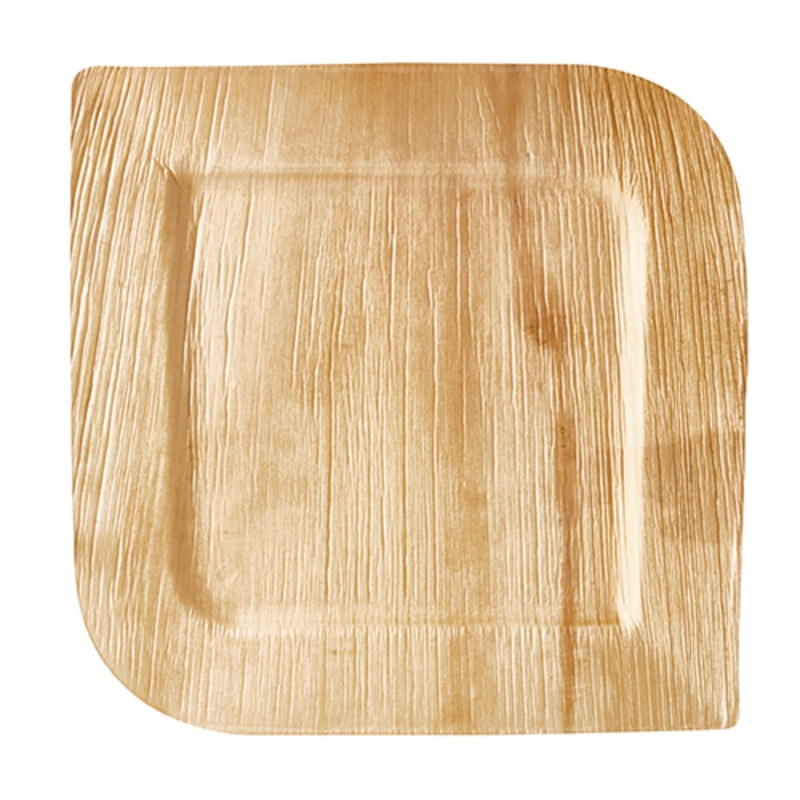 25 palm leaf plates Rossini square 26 x 26cm