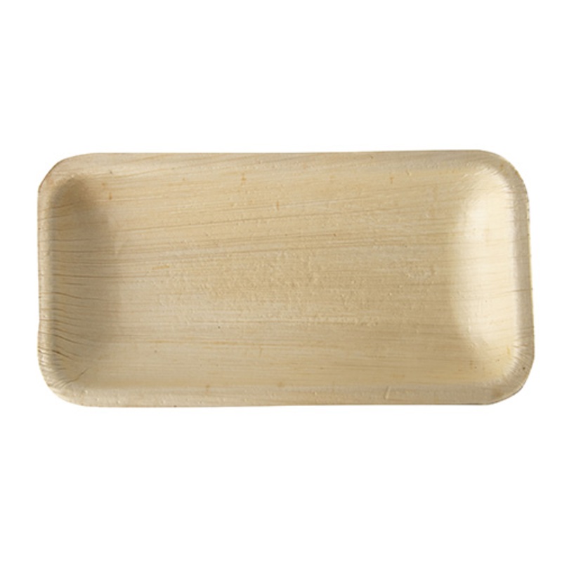 25 palm leaf plates Verdi rectangular 24 x 16.5cm