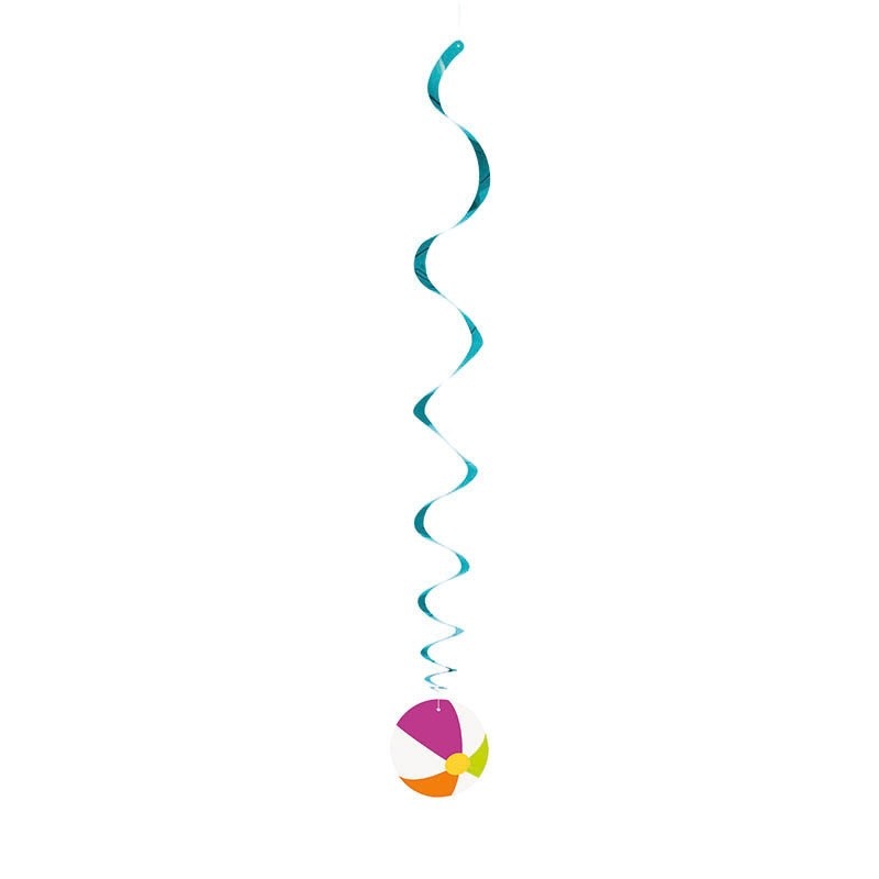 3 Summer Beach spiral hangers