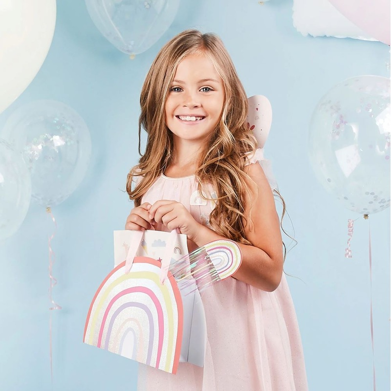 5 rainbow magic gift bags 21cm