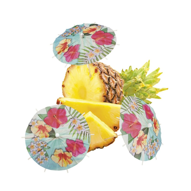 6 cocktail party umbrellas