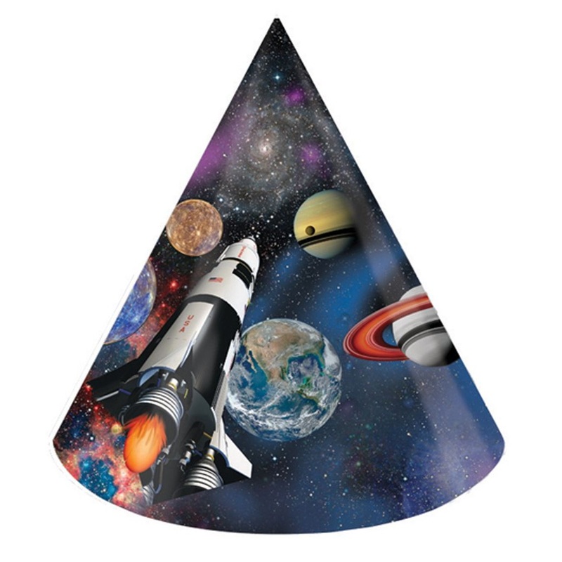 8 space shuttle party hats