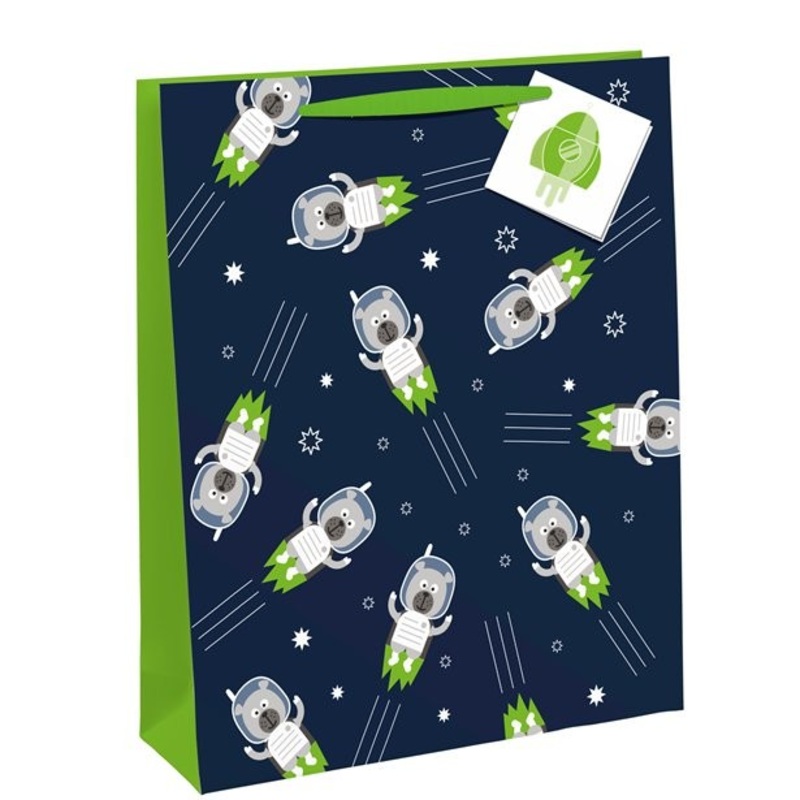 Astronaut bear gift bag 25.3cm