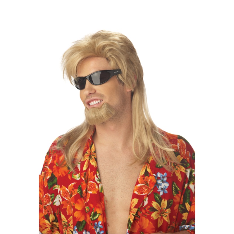 Beach Bro Costume Wig - Blonde