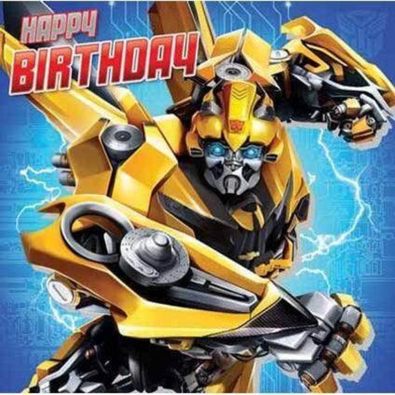 Birthday card Transformers - The Last Knight