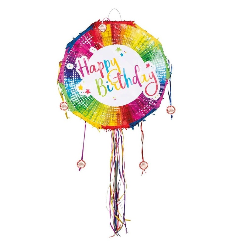 Birthday Color Splash train pinata