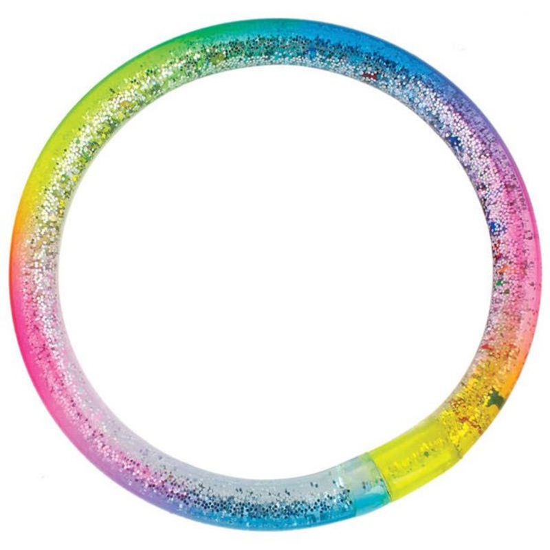 Colorful glitter bangle for girls