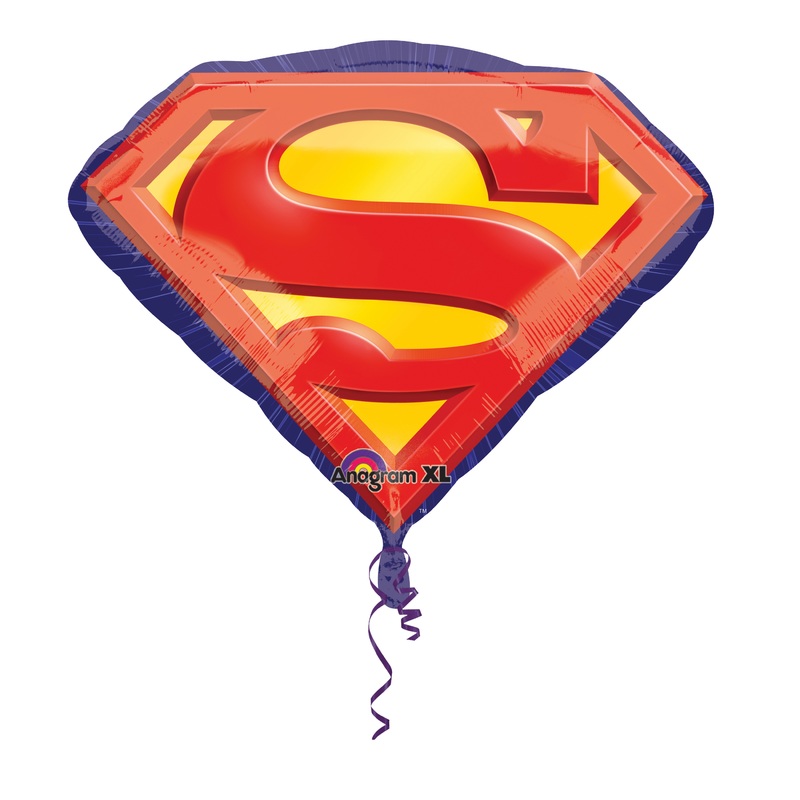 Foil balloon Superman emblem