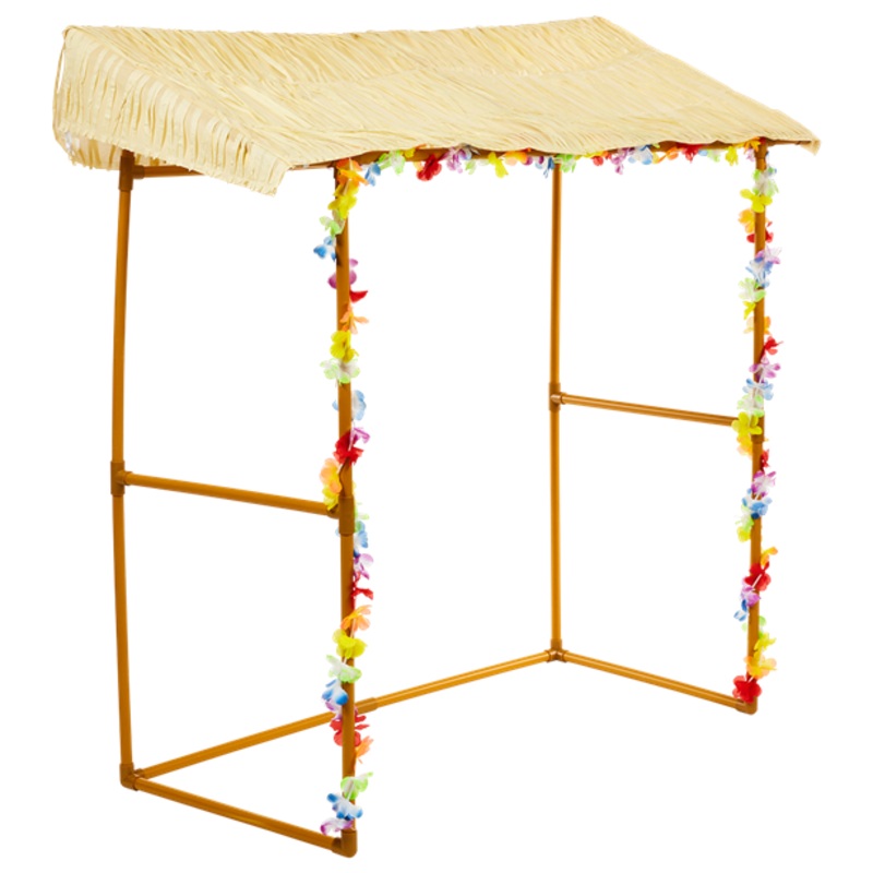 Luau Party Tiki Bar Hut 134 x 132 x 58cm
