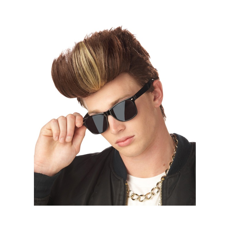 MC Poser Costume Wig (Blonde/Brown)