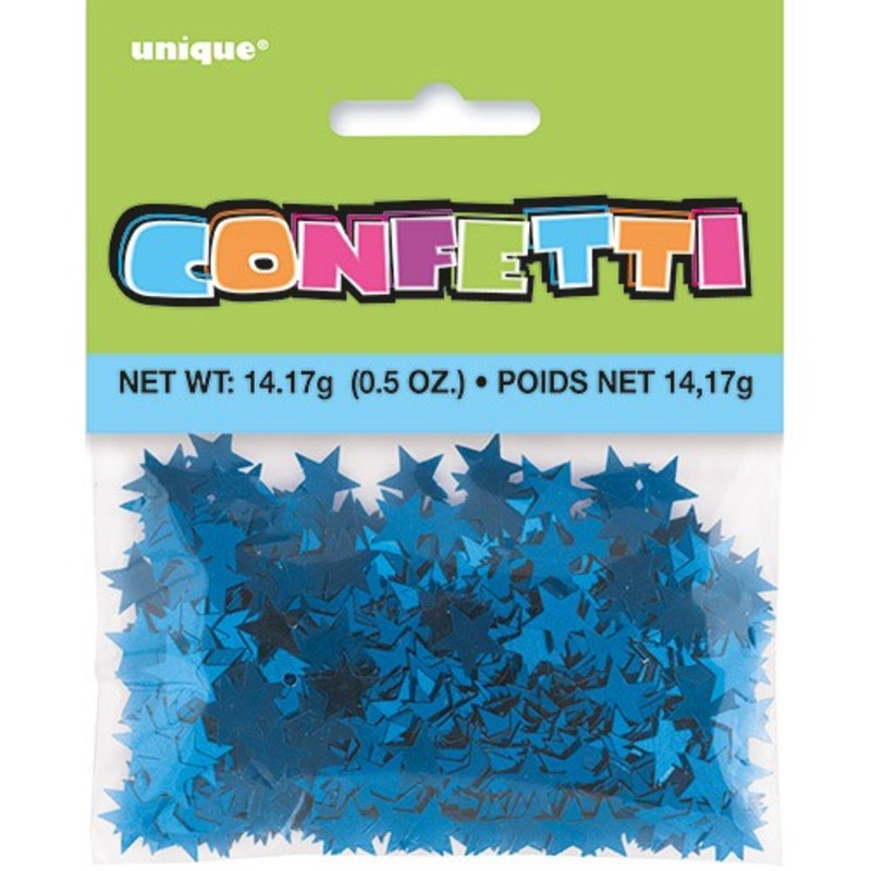 Scattered decoration star blue metallic 14g