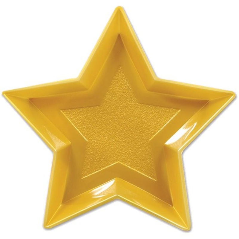 Serving plate golden Star 33cm