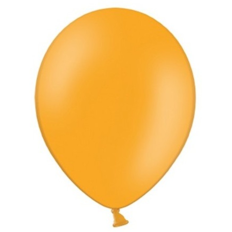 100 latex balloons Susi Orange 23cm