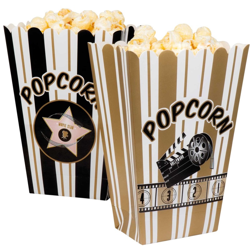 4 Hollywood Movienight popcorn bowls