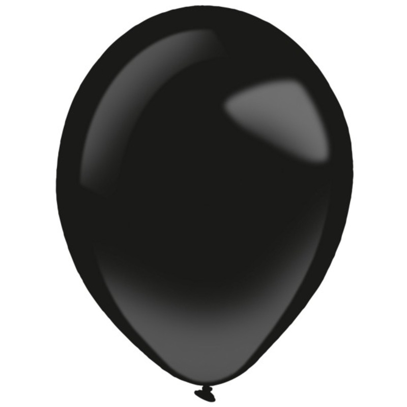 50 Fashion Black latex balloons 27.5cm