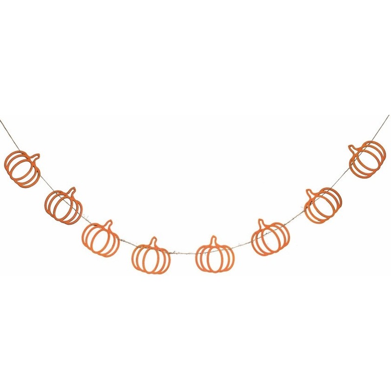 Bunting- Cut Out Wooden Pumpkin