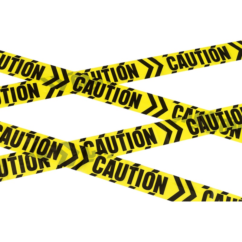 Caution barrier tape 600cm
