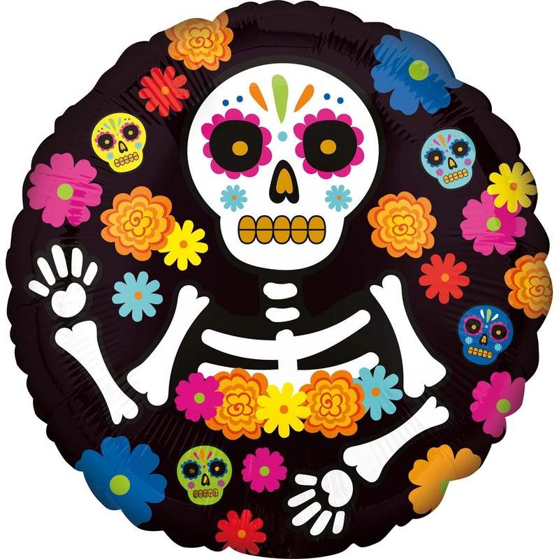 Celebration of the dead foil balloon 45cm