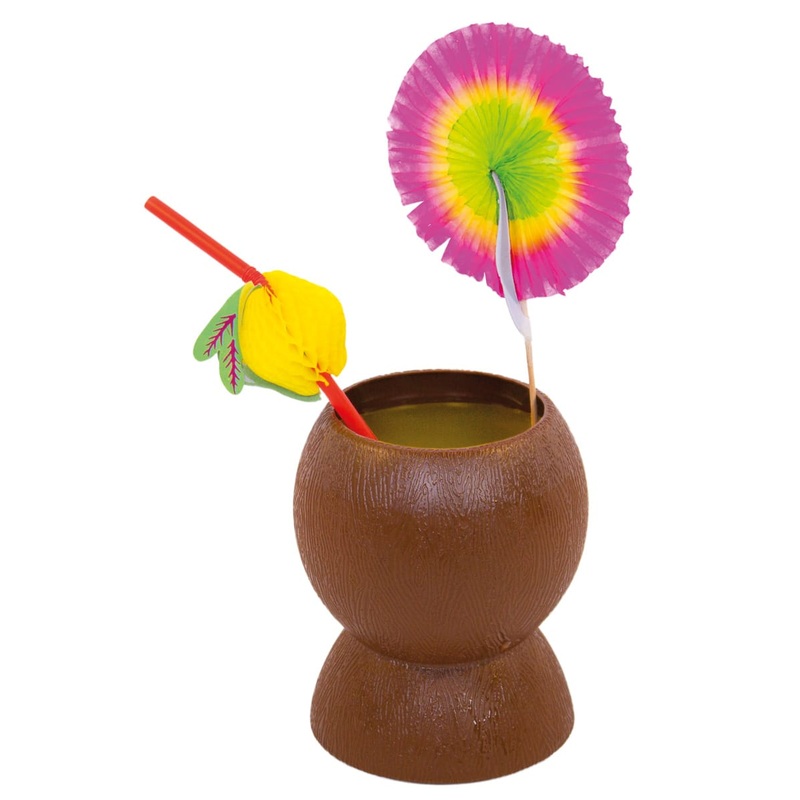 Coconut mug tiki bar