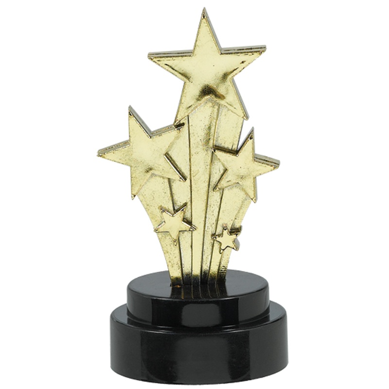 Golden Hollywood Mini Trophy Rising Star Award 6 pieces