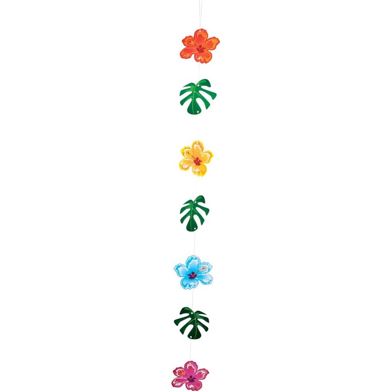 Hawaii flowers hanging decoration 120cm