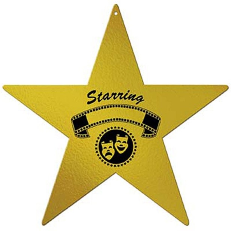 Hollywood star room decoration 30cm