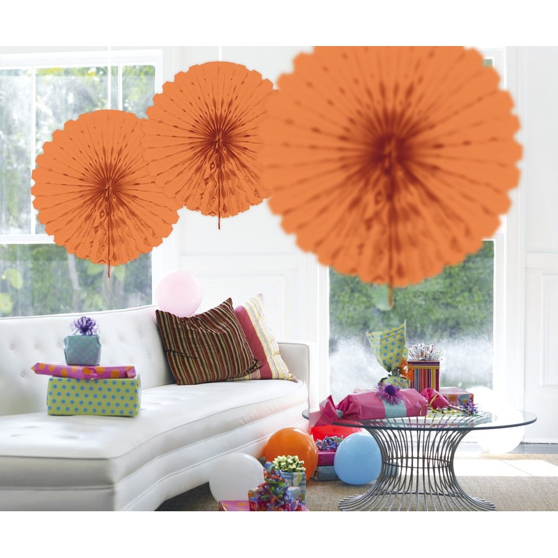Honeycomb fan, terracotta 45cm