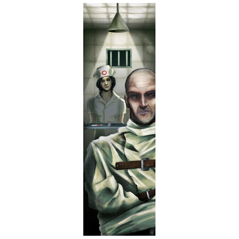 Horror psychiatry flip picture 94 x 29cm