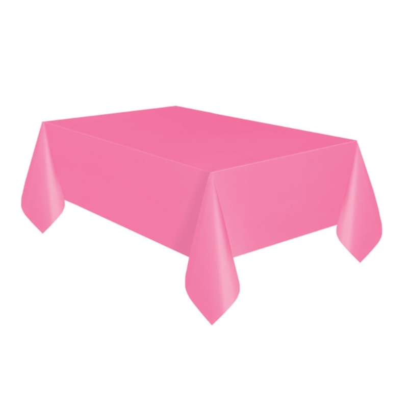 Plastic tablecloth Mila pink 1.37 x 2.74m