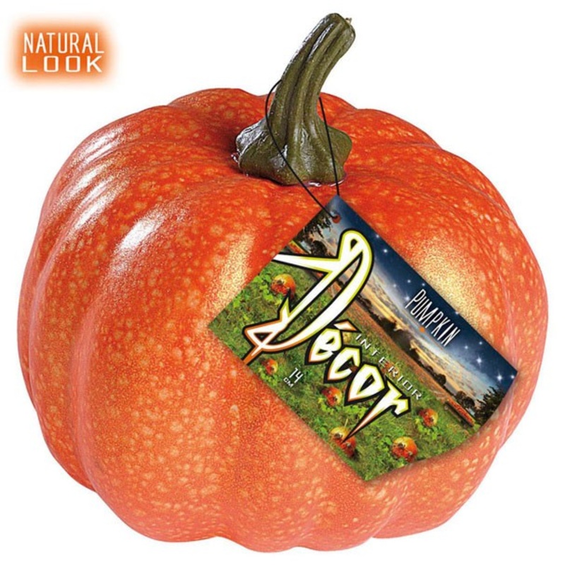 Pumpkin Deco Natural Look 14cm