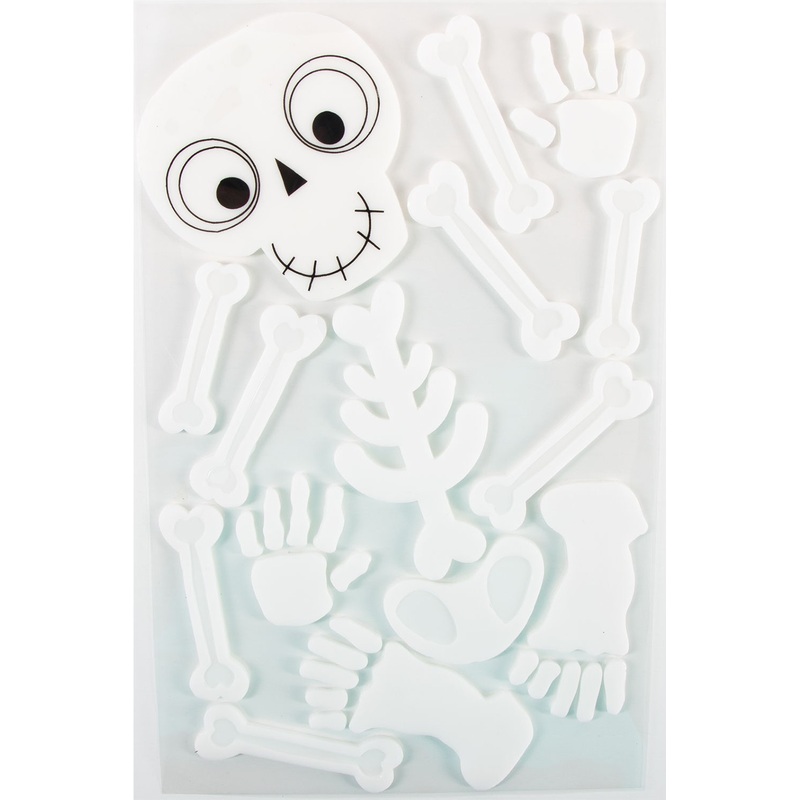 Skeleton gel window decoration