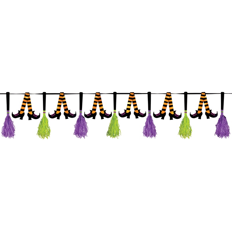 Witches ride garland 3m x 23cm