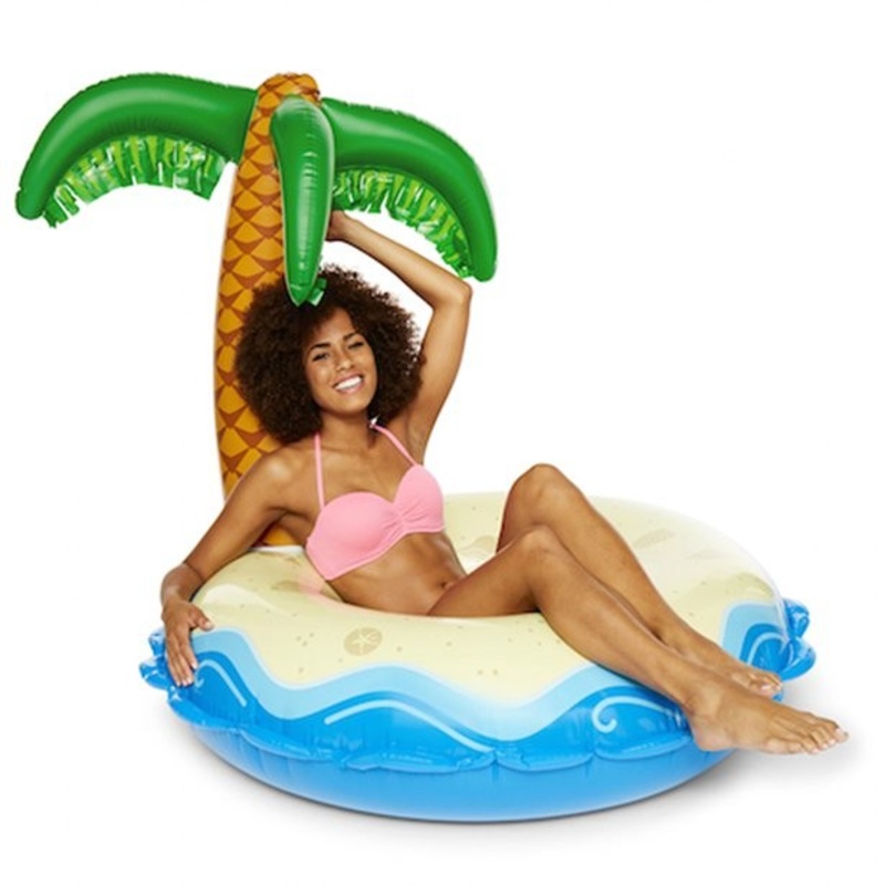 XL palm trees floating island