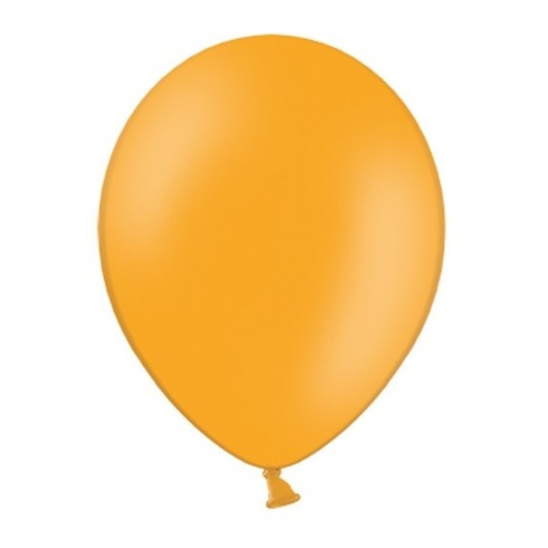 100 balloons Faro pastel orange 25cm