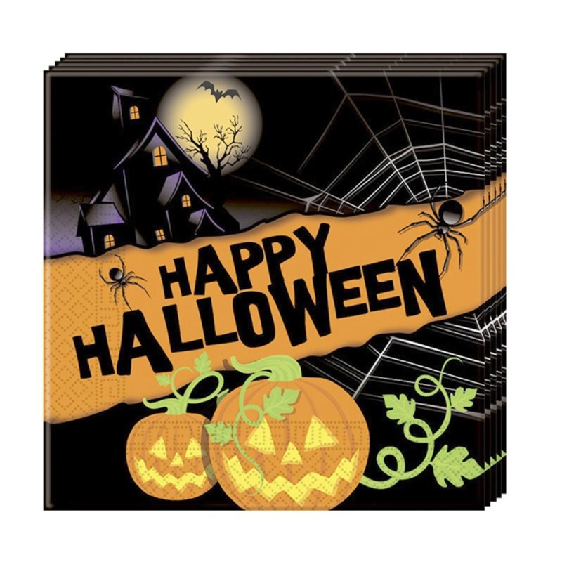 20 napkins Happy Halloween 33 x 33cm