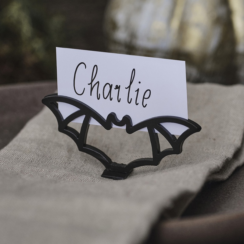 4 bat place card holders