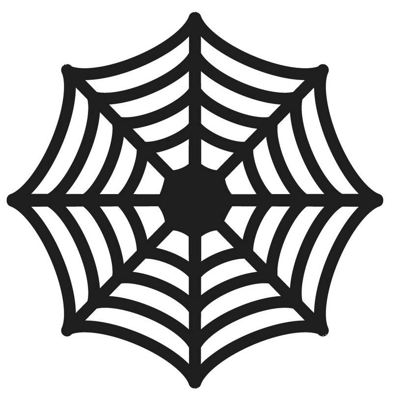 4 placemats spider web 27cm