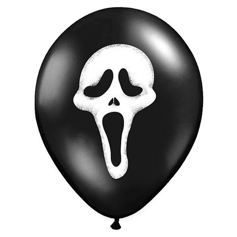 6 balloons Screaming Ghost 30cm