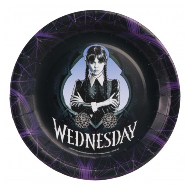 8 paper plates Wednesday 23cm
